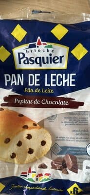 Pao de Leite Brioche Pasquier Pepitas Chocolate