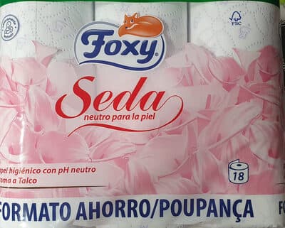 Papel Higiénico Foxy Seda 3f 18r