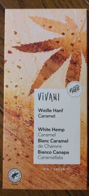 Chocololate Vivani Branco Canhamo e Caramelo BIO